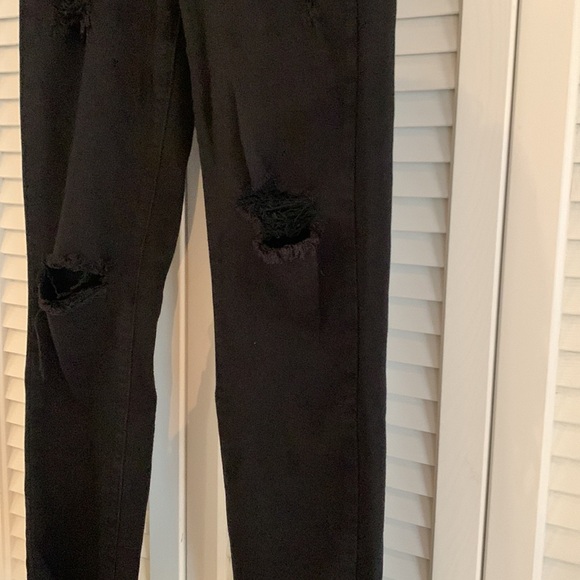 PAIGE Women’s Black Verdugo Ultra Skinny Ankle Jeans with Raw Hem Size 24 - Picture 4 of 12